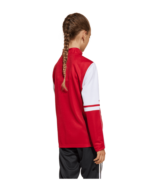 adidas Squadra 25 HalfZip Sweatshirt Kids Rot - rot