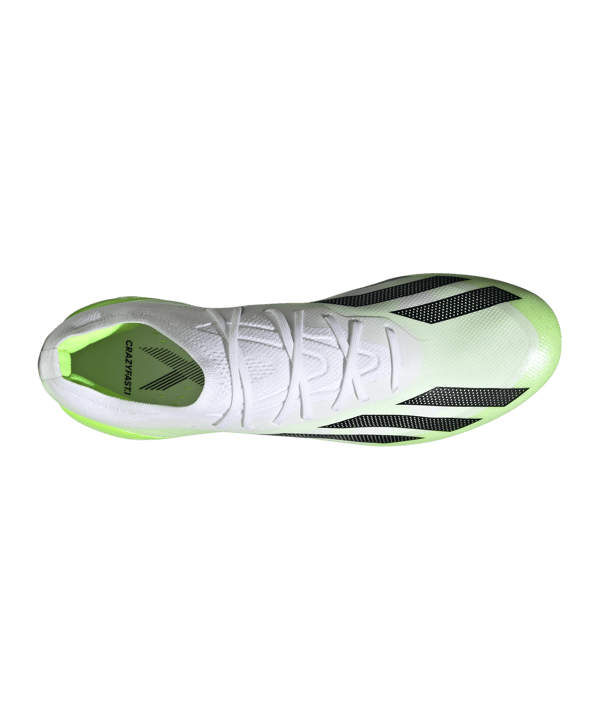 adidas X Crazyfast.1 FG Crazyrush Weiss Schwarz Gelb - weiss