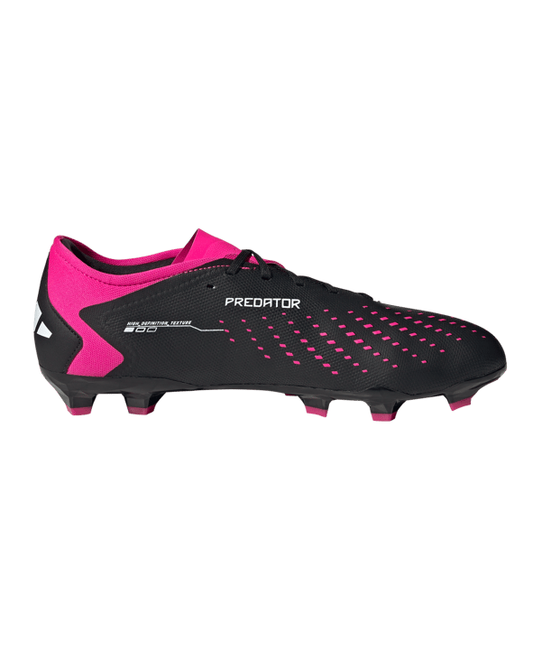 adidas Predator Accuracy.3 L FG Own Your Football Schwarz Weiss Pink - schwarz