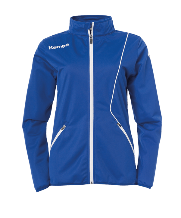 Kempa Curve Classic Jacket Damen Blau Weiss F06 - blau