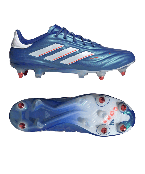 adidas COPA Pure 2.1 SG Marinerush Blau Weiss Orange - blau