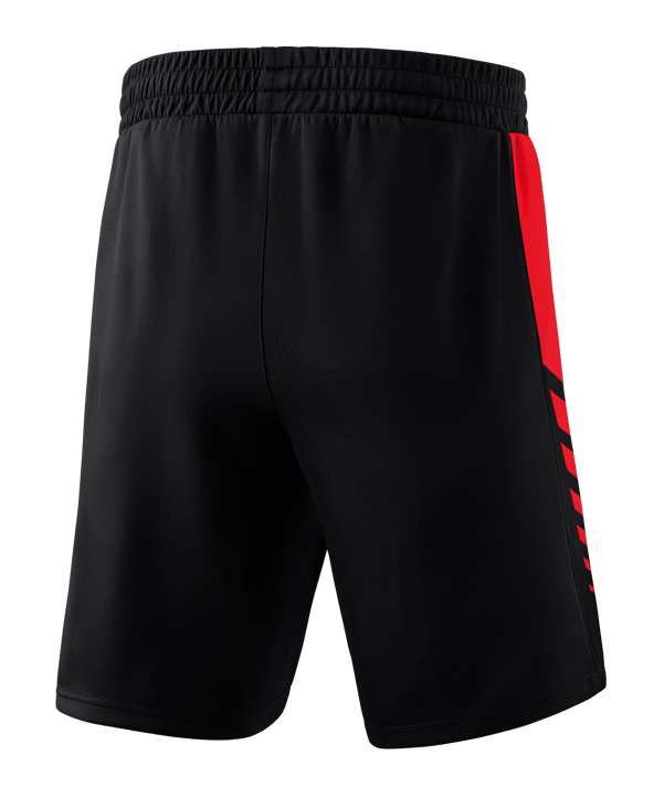 Erima Short Kids Schwarz/rot F00k - schwarz