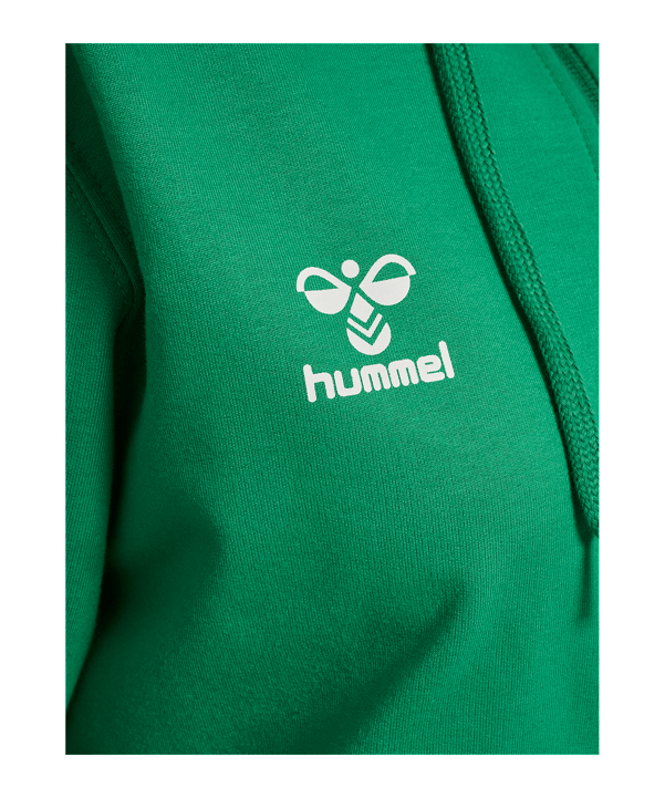 Hummel Go 2.0 Chevron Kapuzenjacke Damen Grün F6235 - gruen