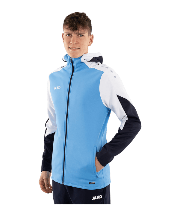 JAKO Dynamic Kapuzenjacke Blau F431 - blau