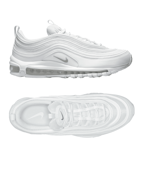 Nike Air Max 97 Sneaker Weiss Grau F101 - weiss