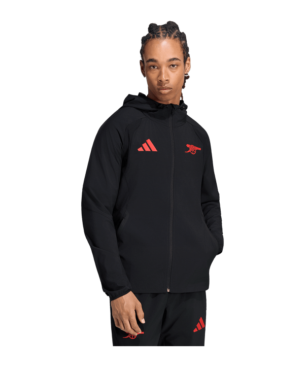 adidas FC Arsenal Londres Tiro Travel Coupe-vent Noir - noir