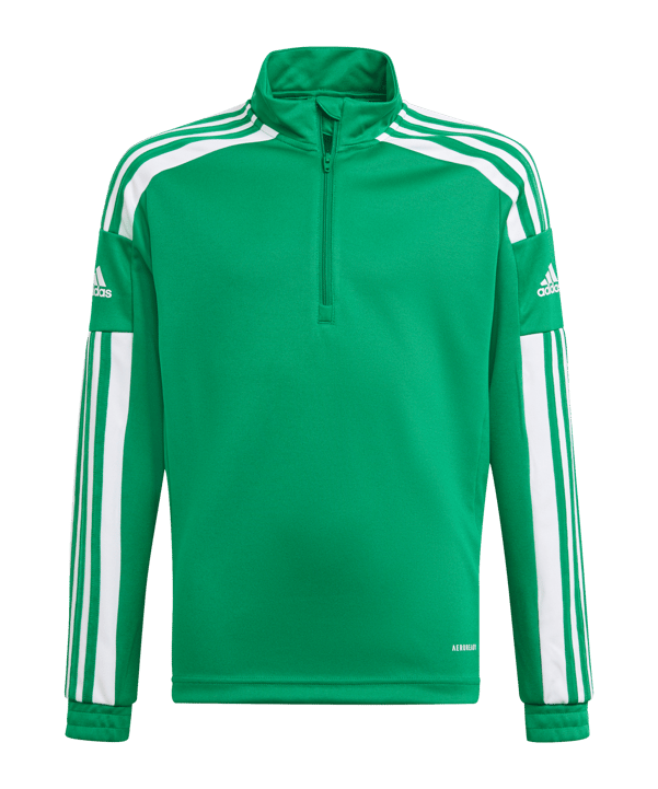 adidas Squadra 21 Trainingstop Kids Grün Weiss - gruen