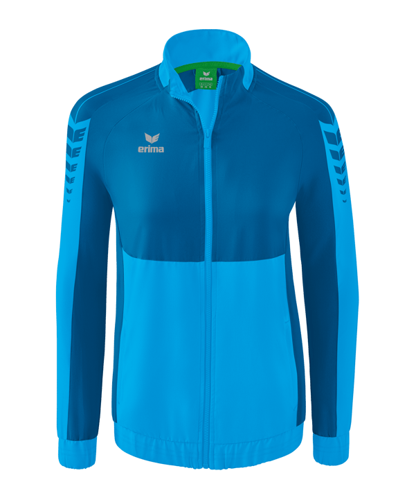 Erima Six Wings Präsentationsjacke Damen Hellblau - blau