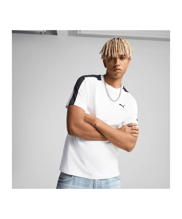 PUMA T7 T-Shirt Weiß F02 - weiss