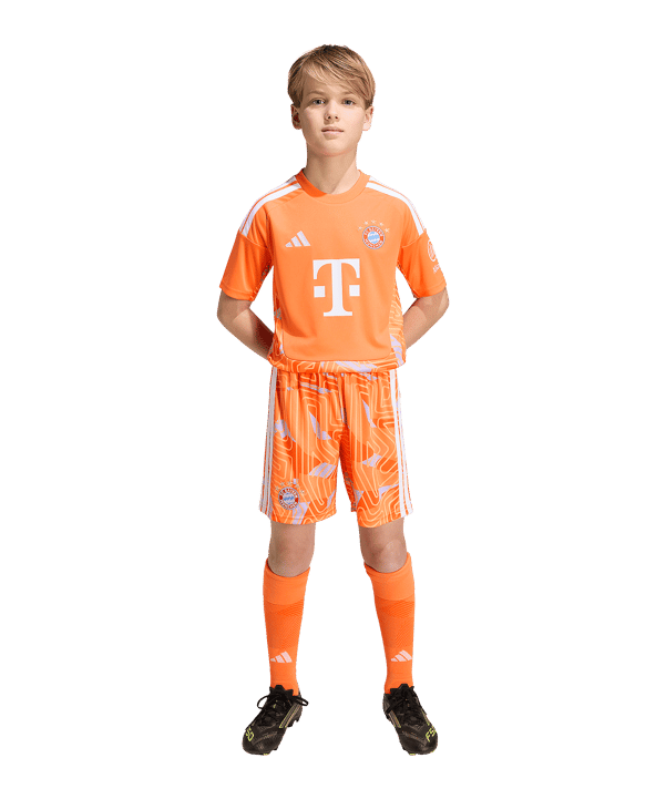 adidas FC Bayern München Torwartshort 2026/2027 Kids Orange - orange