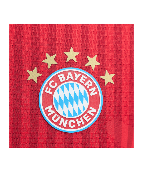 adidas FC Bayern München Authentic Trikot Langarm Home 2026/2027 Rot - rot