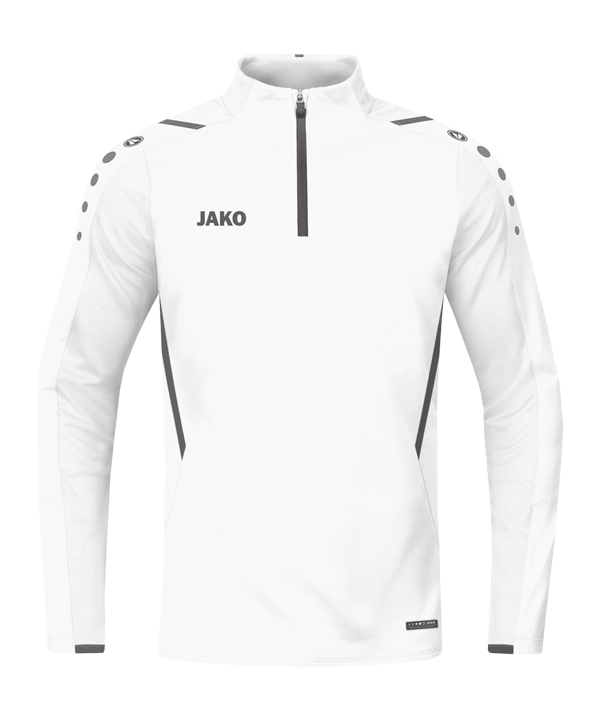JAKO Challenge Ziptop Kids Weiss Grau F02 - weiss