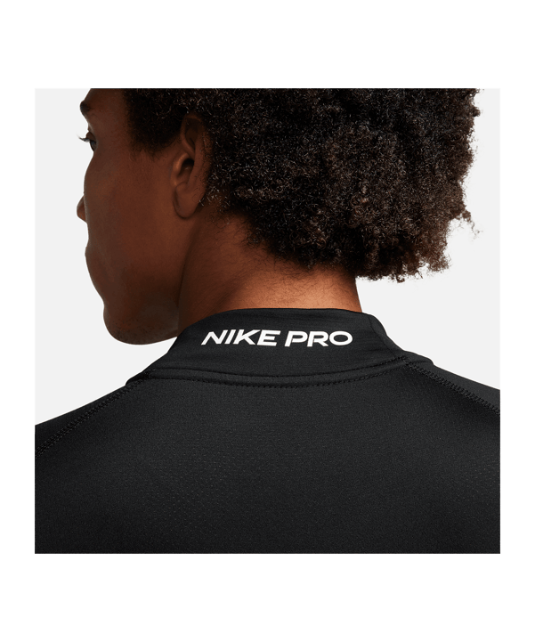 Nike Warm Mock Sweatshirt Schwarz F010 - schwarz