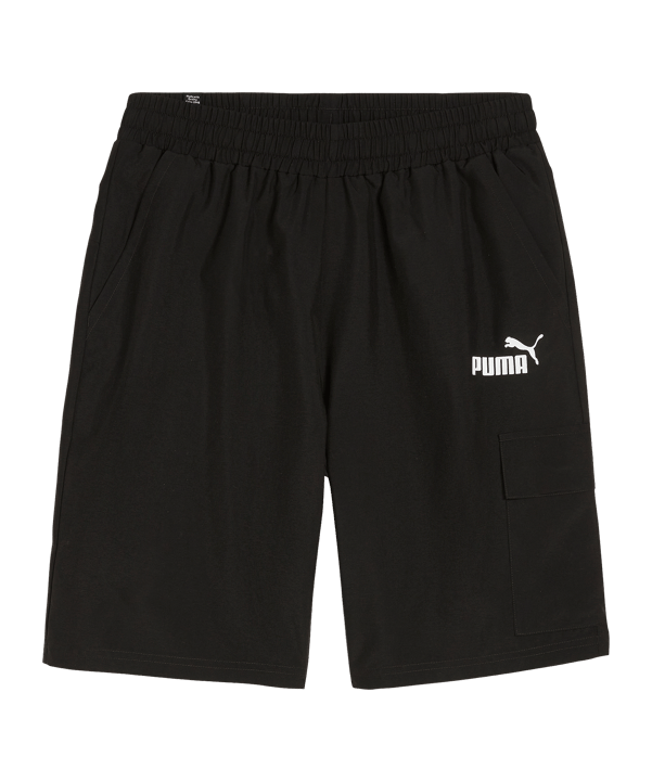 PUMA Essentials Woven Cargo Short Schwarz F01 - schwarz