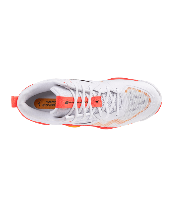 Mizuno Wave Momentum Elite Mid Weiß F01 - weiss