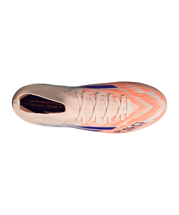 adidas F50 Sparkfusion Pro Mid FG/AG Coral Blaze Damen Orange - orange