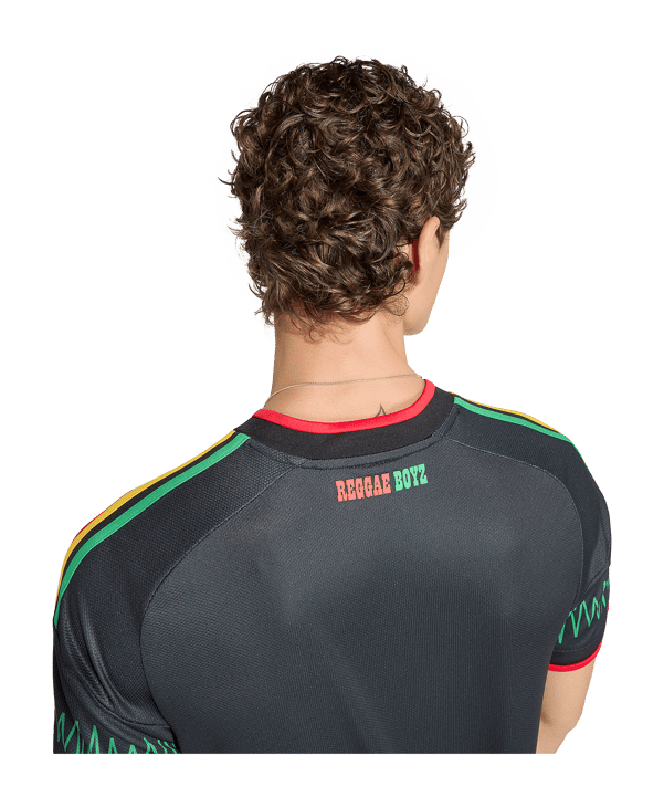 adidas JFF Jamaika Trikot Away WM 2026 Schwarz - schwarz