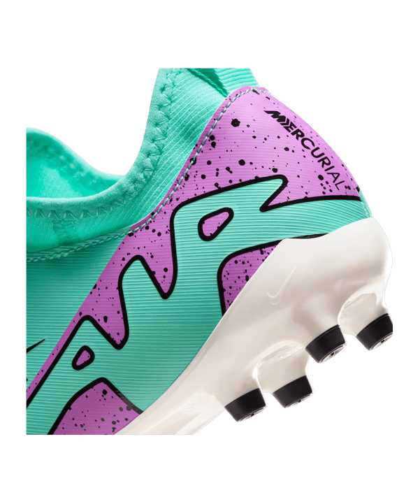 Nike Jr Air Zoom Mercurial Vapor XV Academy FG/MG Peak Ready Kids Grün Pink Schwarz F300 - gruen