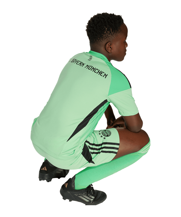 adidas FC Bayern München Torwarttrikot 2025/2026 Kids Grün - gruen