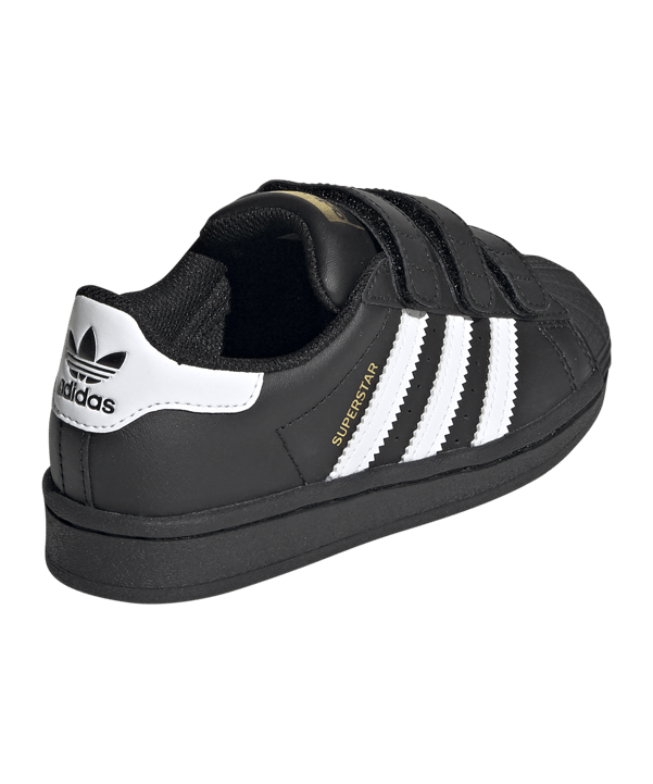 adidas Originals Superstar Sneaker C Kids Schwarz - schwarz