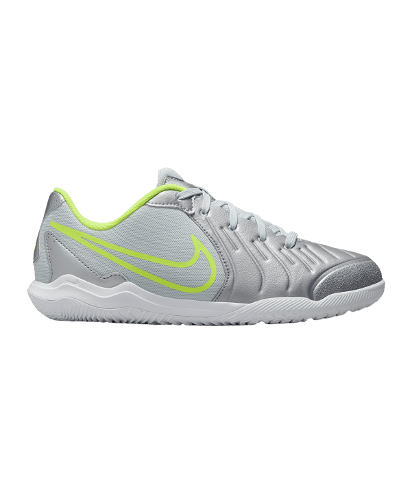Nike Jr Tiempo Legend X Academy IN Mad Voltage Kids Silber Schwarz F001 - silber