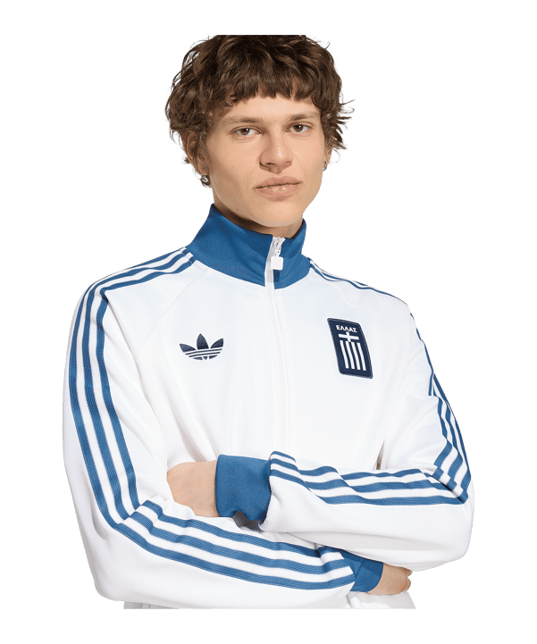 adidas EPO Griechenland Originals Track Jacke - weiss
