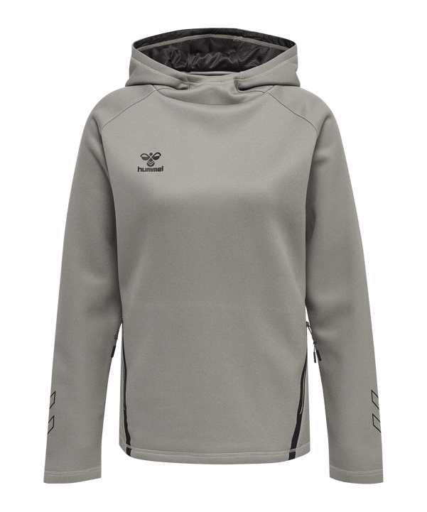 Hummel HmlCIMA XK Hoody Damen Grau F2006 - grau