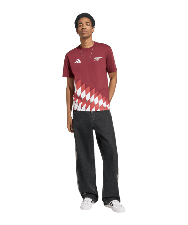 adidas FC Arsenal London Graphic T-Shirt Rot - rot