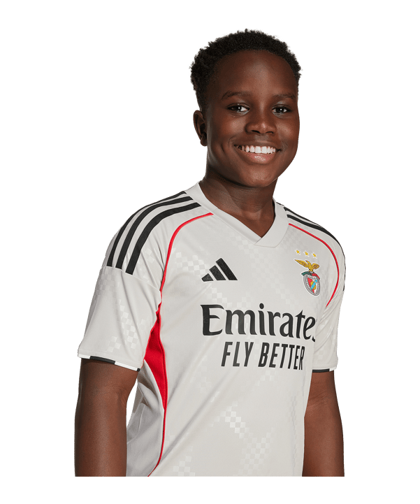 adidas Benfica Lissabon Trikot Away 2025/2026 Kids Beige - beige