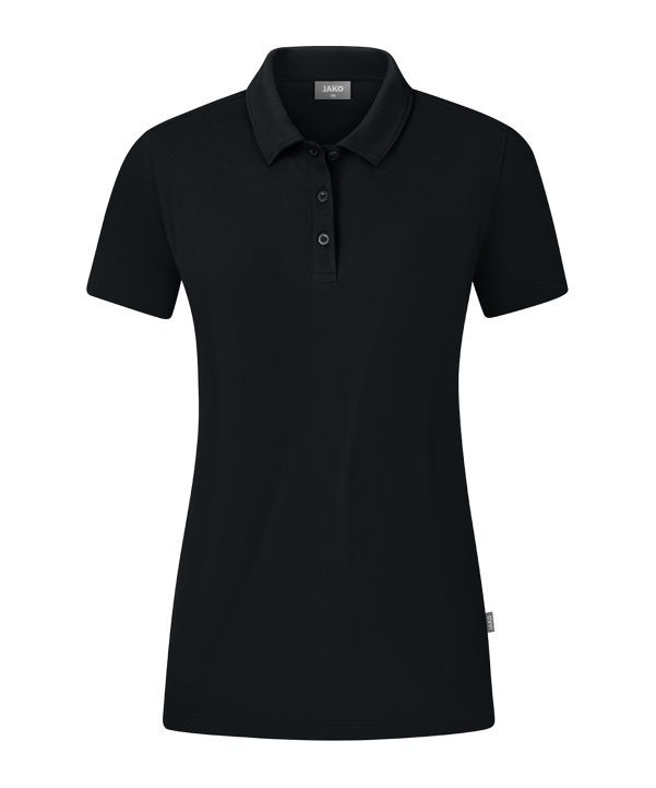 JAKO Organic Stretch Polo Shirt Damen Schwarz F800 - schwarz