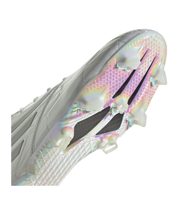 adidas F50 Adizero IV Leather FG Speed Legacy Weiss Silber - weiss