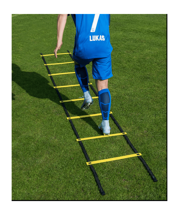 Cawila CORE Koordinationsleiter 6m inkl. Tasche | variable Sprossen - gelb