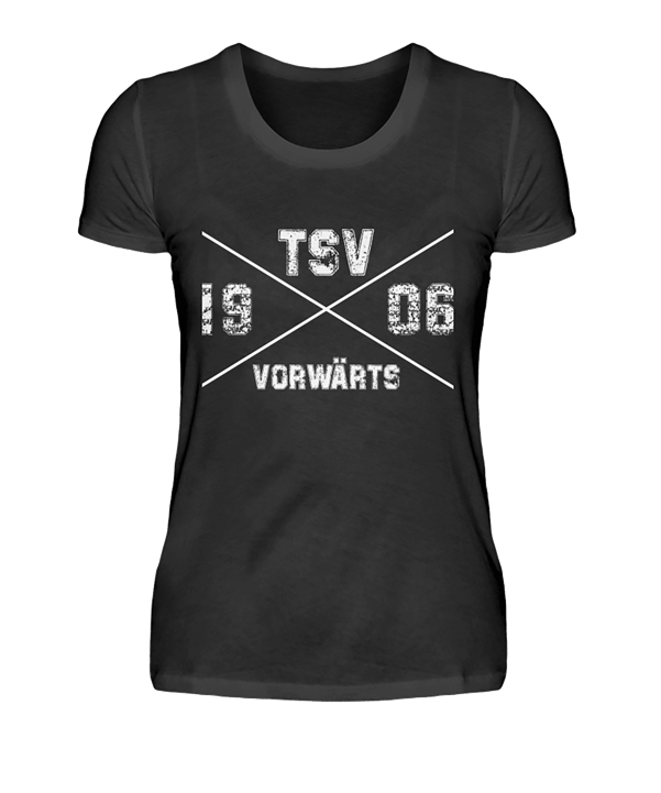 TSV Schopfloch T Shirt Vorwärts X Damen Schwarz - schwarz