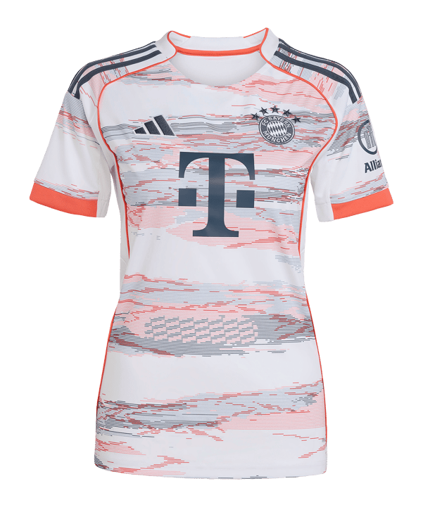 adidas FC Bayern München Trikot Away 2025/2026 Damen Weiß - weiss