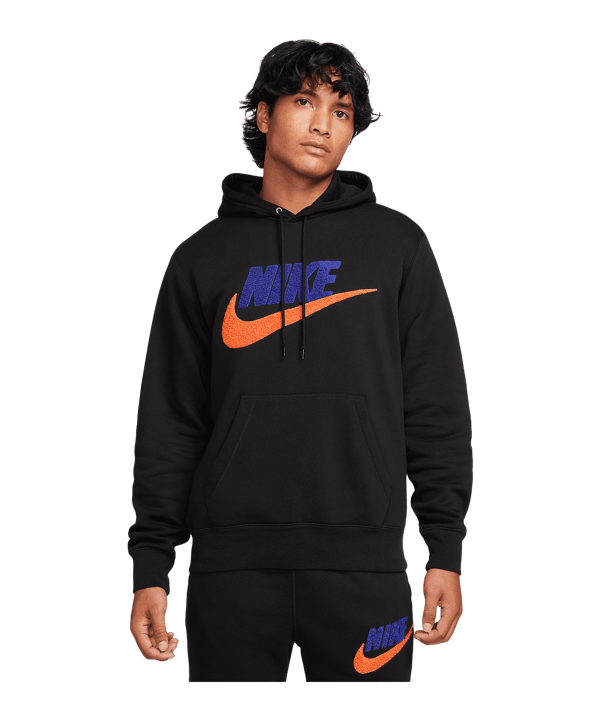 Nike Club Sweatshirt Schwarz F010 - schwarz