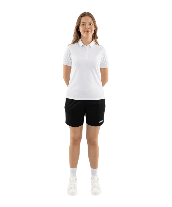JAKO Uni Polo Damen Weiß F0 - weiss