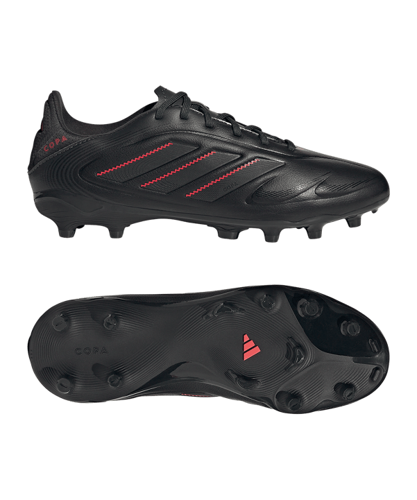 adidas COPA Pure III League FG Stealth Victory Kids Schwarz - schwarz
