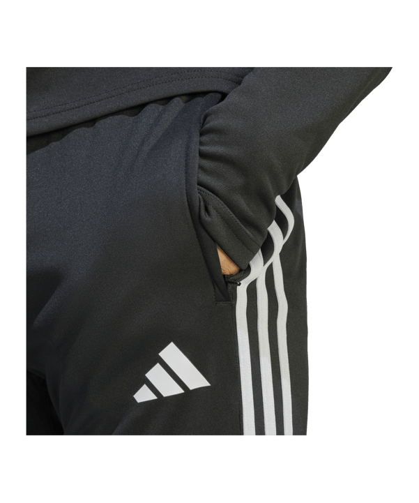 adidas Tiro 23 Club Winterized Trainingshose Schwarz - schwarz