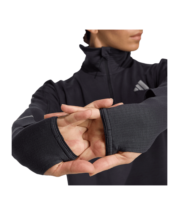 adidas Adi365 Running Climawarm+ Half Zip Sweatshirt Dames Zwart - zwart
