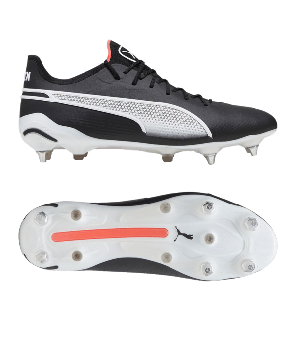 PUMA KING Ultimate MxSG Eclipse Schwarz Weiss F01 - schwarz