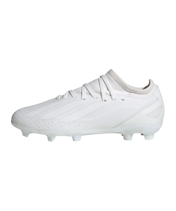adidas X Crazyfast.3 FG Pearlized Kids Weiss - weiss