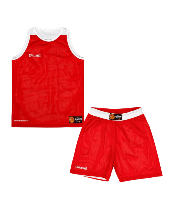 Spalding Double Face Trikot Set Rot - rot