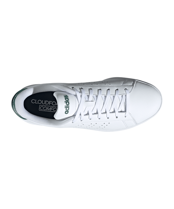 adidas Advantage 2.0 Weiss Grün - weiss