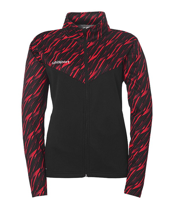 uhlsport Progressive 28 Poly Jacke Damen Schwarz F08 - schwarz