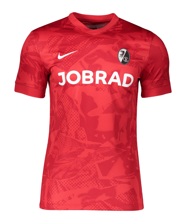 Nike SC Freiburg Prematch T-Shirt 2025/2026 Rot F657 - rot