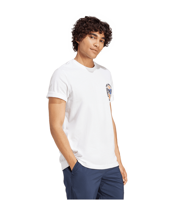 adidas Graphic T-Shirt Weiß - weiss