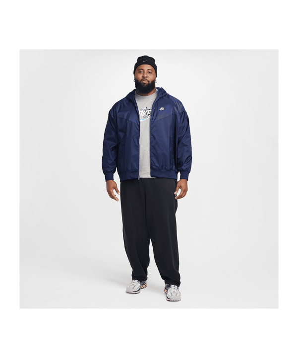 Nike Woven Kapuzenjacke Blau F452