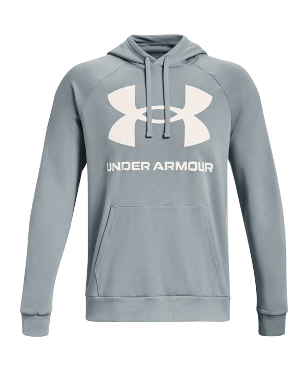 Under Armour Rival Fleece Big Logo Hoody Blauw F465 - blauw