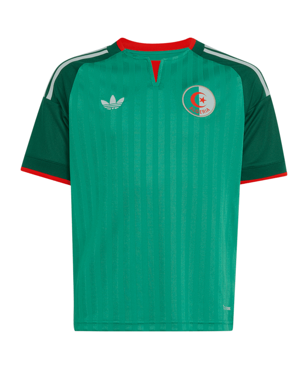 adidas FAF Algerien Trikot Away WM 2026 Kids Grün - gruen