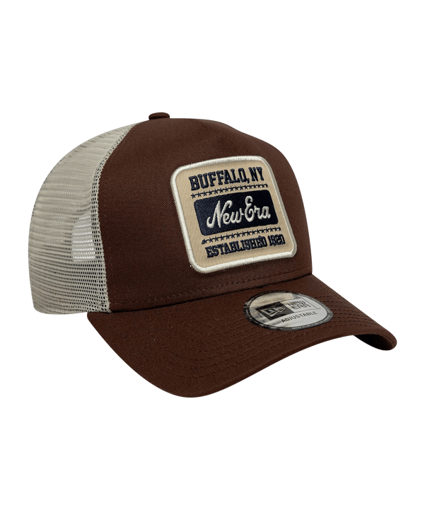 New Era Ne Patch Trucker Cap Braun - braun